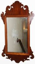 052263 CHIPPENDALE STYLE MAHOGANY MIRROR C 1800