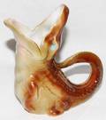 050285 ROYAL BAYREUTH ALLIGATOR PORCELAIN PITCHER