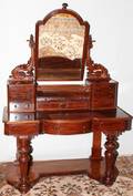 041323 MAHOGANY DRESSING TABLE C 1870 H 70 W 48