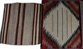 090302 NAVAJO SADDLE BLANKETS TWO W 29  33 L 26