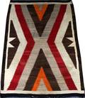 090301 WOVEN NAVAJO BLANKET CIRCA 1900 54 X 39