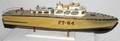 080268 WOOD SHIP MODEL PT 64 H 14 L 49 D 12