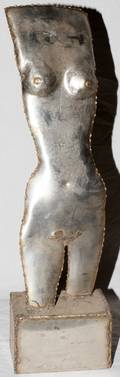 072258 MARIAN OWCZARSKI METAL TORSO 28 X 8 X 5