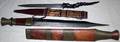 070299 AFRICAN SHORT SWORD AND DAGGER 19TH C 2 PCS