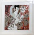 062378 HUANG GUAN YU SERIGRAPH 1990 31 X 33 SIGHT