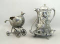 Silver plated hot water kettle
