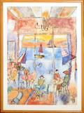 060291 ISA DORLEANS LITHO 37 X 25 CAF DU PORT