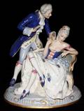 051374 CZECHOSLOVAKIAN PORCELAIN FIGURE GROUP H 11