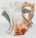 050307 ROYAL BAYREUTH SPIKY SHELL BOOT SHAPE PITCHER