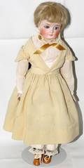 090348 BELTONTYPE BISQUE HEAD DOLL UNMARKED H 14