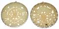 072303 CHINESE CARVED AND PIERCED JADE PENDANTS TWO