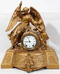 071364 SETH THOMAS SONS  CO SPELTER FIGURAL CLOCK