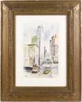 Guy Wiggins View of San Francisco Watercolor