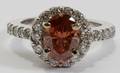062391 154 CT ENHANCED PINK DIAMOND  DIAMOND RING
