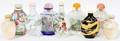 060338 CHINESE GLASS SNUFF BOTTLES C 1930 NINE