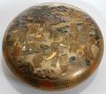 052334 JAPANESE SATSUMA PORCELAIN ROUND COVERED BOX