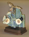 Dorothy Doughty Royal Worcester porcelain Moonlight elf owl and grand Saguaro