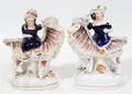041413 STAFFORDSHIRE POTTERY FIGURES TWO PLUS ONE