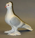 Two Boehm porcelain tumbler pigeon figures