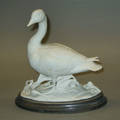 Boehm male and female unpainted Canadian goose figures