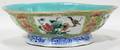 032332 CHINESE FAMILLE JAUNE ENAMELED PORCELAIN BOWL