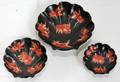 032331 CHINESE PORCELAIN SHELL FORM DISH SET 3 PCS