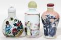 032312 CHINESE PORCELAIN SNUFF BOTTLES THREE