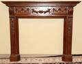 032296 REGENCY STYLE MAHOGANY FIREPLACE MANTLE H 54