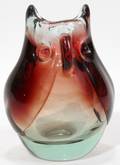 090414 LABINO BLOWN GLASS FIGURE OF AN OWL H 4