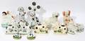 090379 CHELSEA ENGLISH PORCELAIN FIGURES OF DOGS 