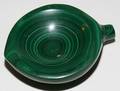 082351 CHINESE CARVED MALACHITE BOWL 2 38 X 3