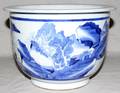 082337 CHINESE PORCELAIN PLANTER H 6 34 DIA 9 12