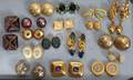 080354 COSTUME JEWELRY EARRING COLLECTION 17 PAIR
