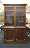 George III style mahogany bookcase