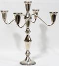 071443 STERLING CANDELABRUM H 13 ONE