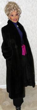 071412 MINK FULLLENGTH COAT L 45