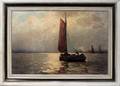 062442 PROCESS PAINTING ON CANVAS24 X 36 SAILBOATS