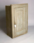 Painted pine wall cupboard