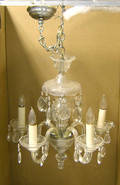 Reproduction crystal chandelier
