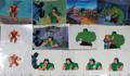 082399 MARVEL PRODUCTIONS FANTASTIC 4 ANIMATION CELS