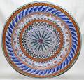 082391 ITALIAN POTTERY CHARGER DIA 20