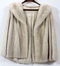 081457 DITTRICH OF DETROIT WHITE MINK JACKET L 22