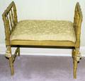 071483 REGENCY STYLE BENCHES PAIR H 25 L 25