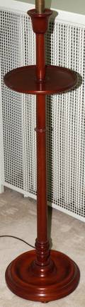 071479 MAHOGANY FLOOR LAMP H 58