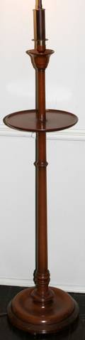 071467 MAHOGANY FLOOR LAMP H 60