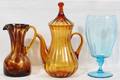 060431 BLOWN GLASS PITCHER TEAPOT  VASE 3 H 513