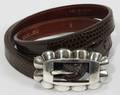 052434 BARRY KIESELSTEINCORD LIZARD SKIN BELT