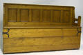 English pine settle bed