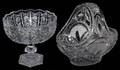 051493 CRYSTAL COMPOTE  BASKET H 7  11