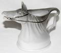 050449 ROYAL BAYREUTH GRAY HORSE HEAD PITCHER 1919